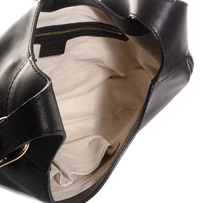 Gucci Leather Medium Jackie Shoulder Bag Black 5 of 9