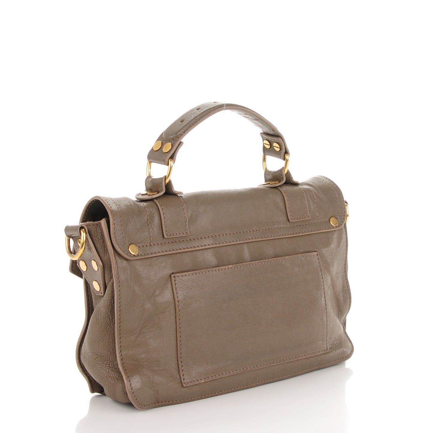 Lambskin Tiny PS1 Satchel Smoke