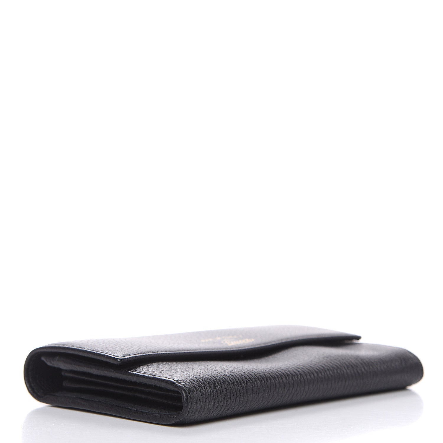 Gucci Dollar Calfskin Swing Continental Wallet Black 4 of 10