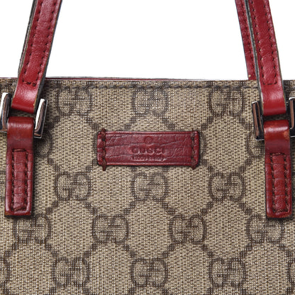 Gucci GG Plus Monogram Vertical Tote Red 22 of 24