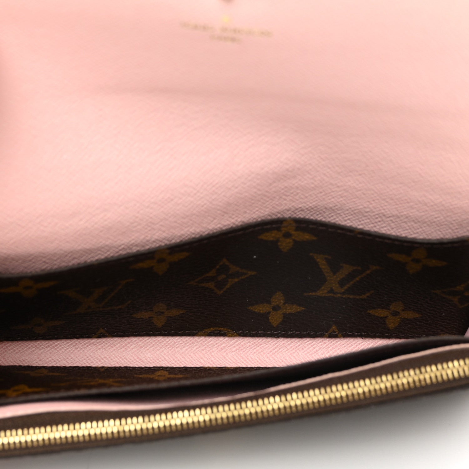 Louis Vuitton Monogram Emilie Wallet Rose Ballerine 5 of 7