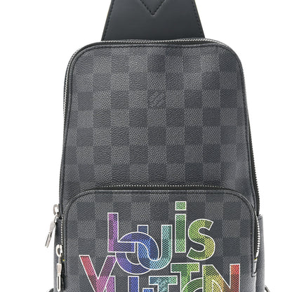 Louis Vuitton Damier Graphite Logo Avenue Sling Backpack Multicolor 8 of 10
