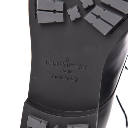 Louis Vuitton Lambskin Mens Derby Shoes 11.5 Black 6 of 11