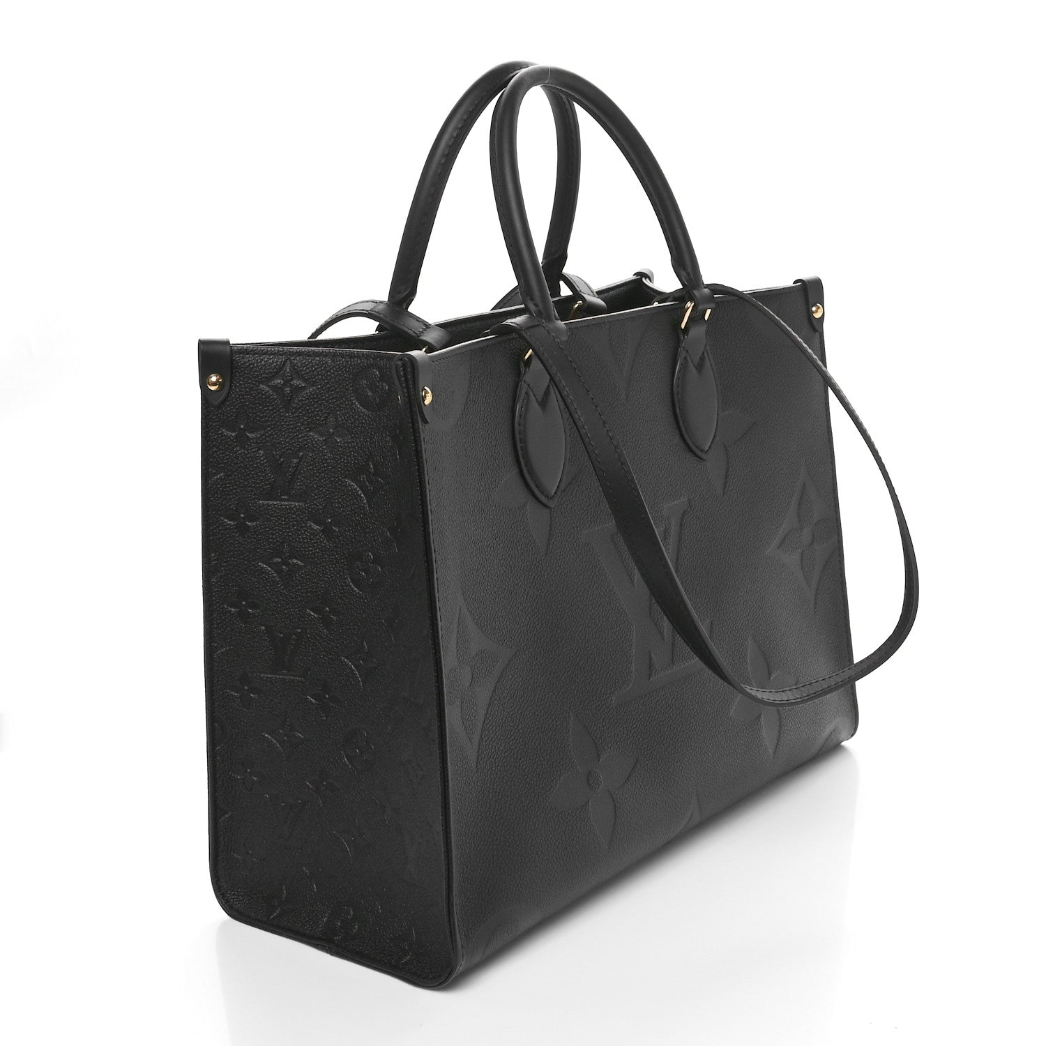 Louis Vuitton Empreinte Monogram Giant Onthego MM Black 3 of 10
