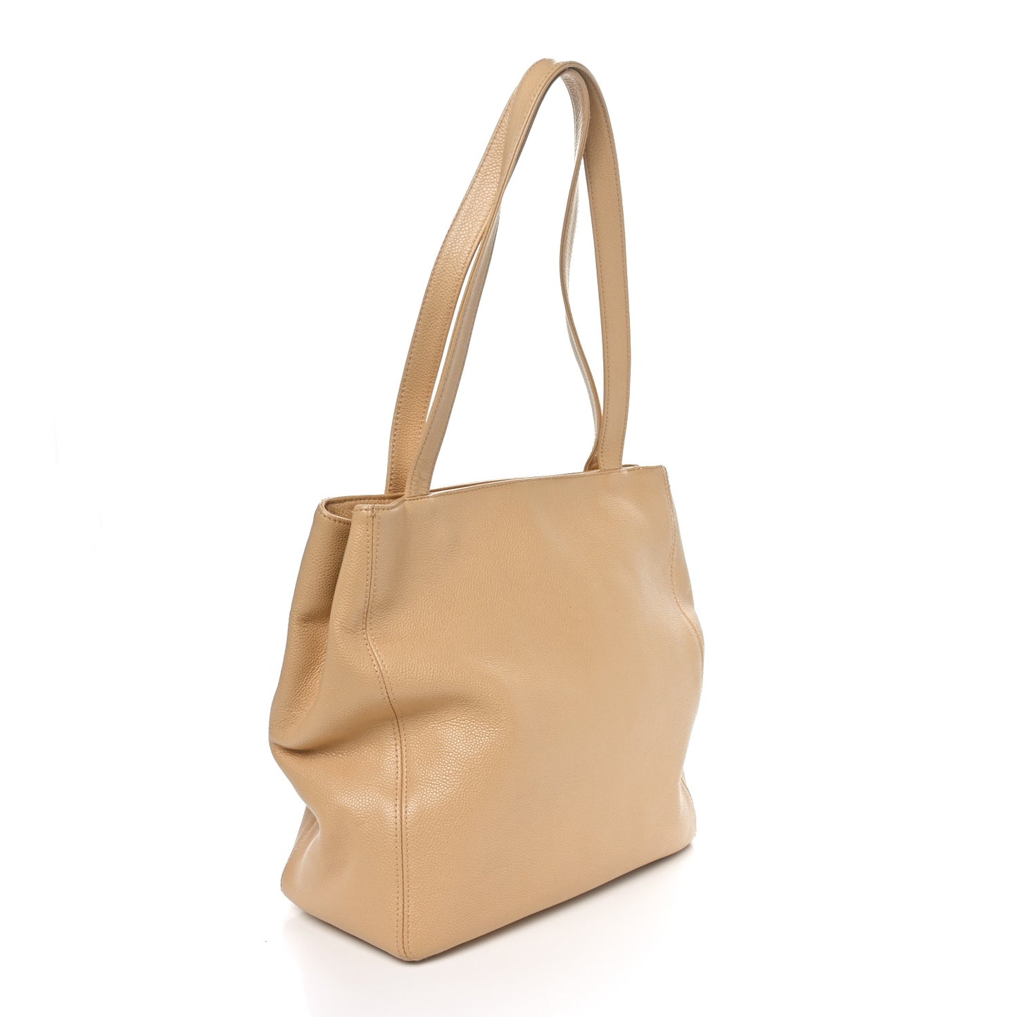 Caviar CC Tote Beige