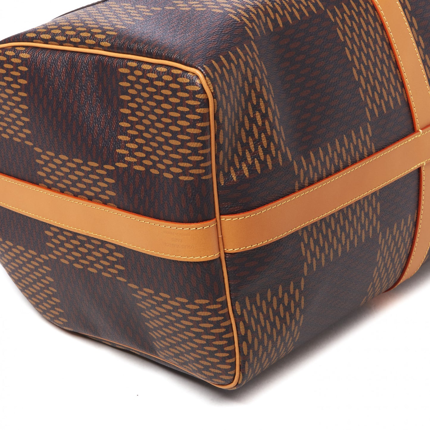 X NIGO Giant Damier Ebene Monogram Keepall Bandouliere 50