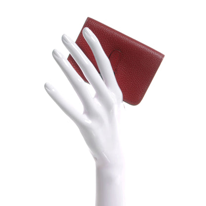 Hermes Togo Dogon Card Case Rouge Garance 2 of 7