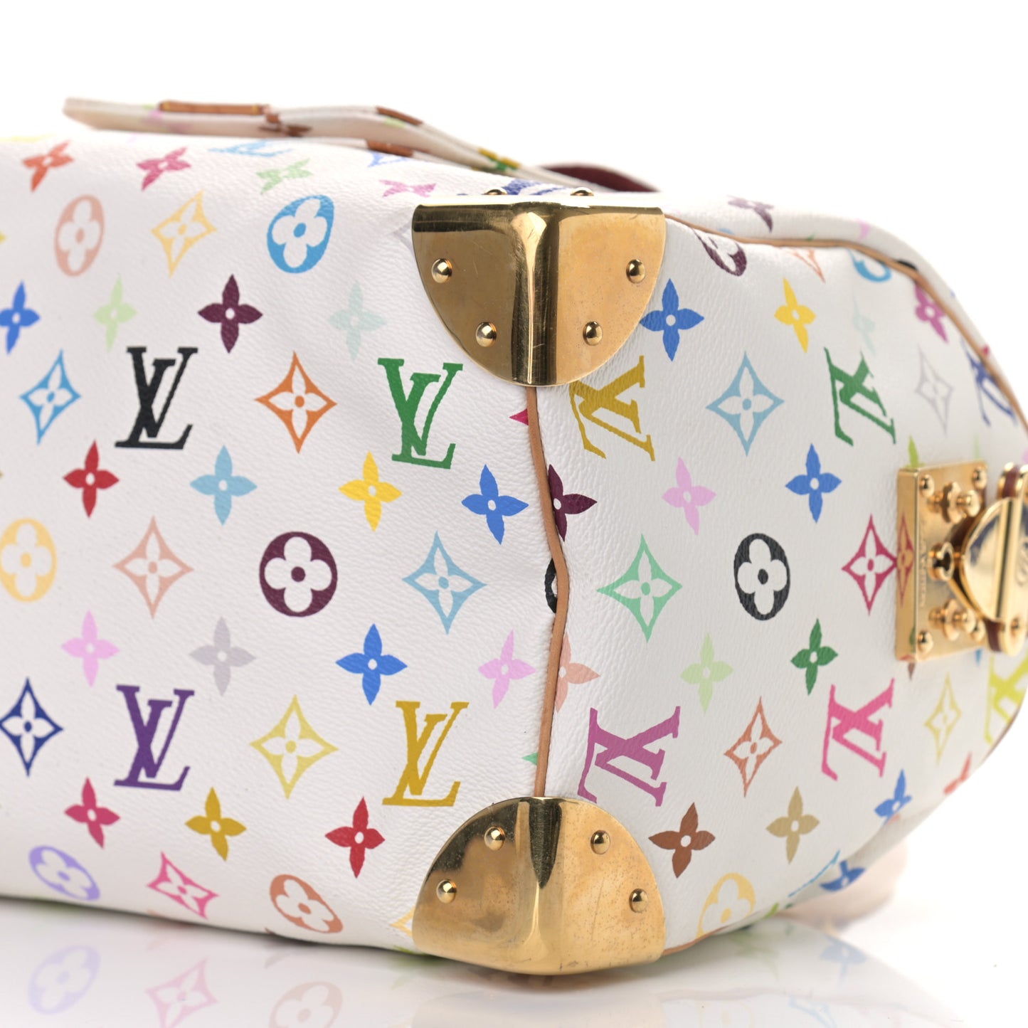 Monogram Multicolor Speedy 30 White
