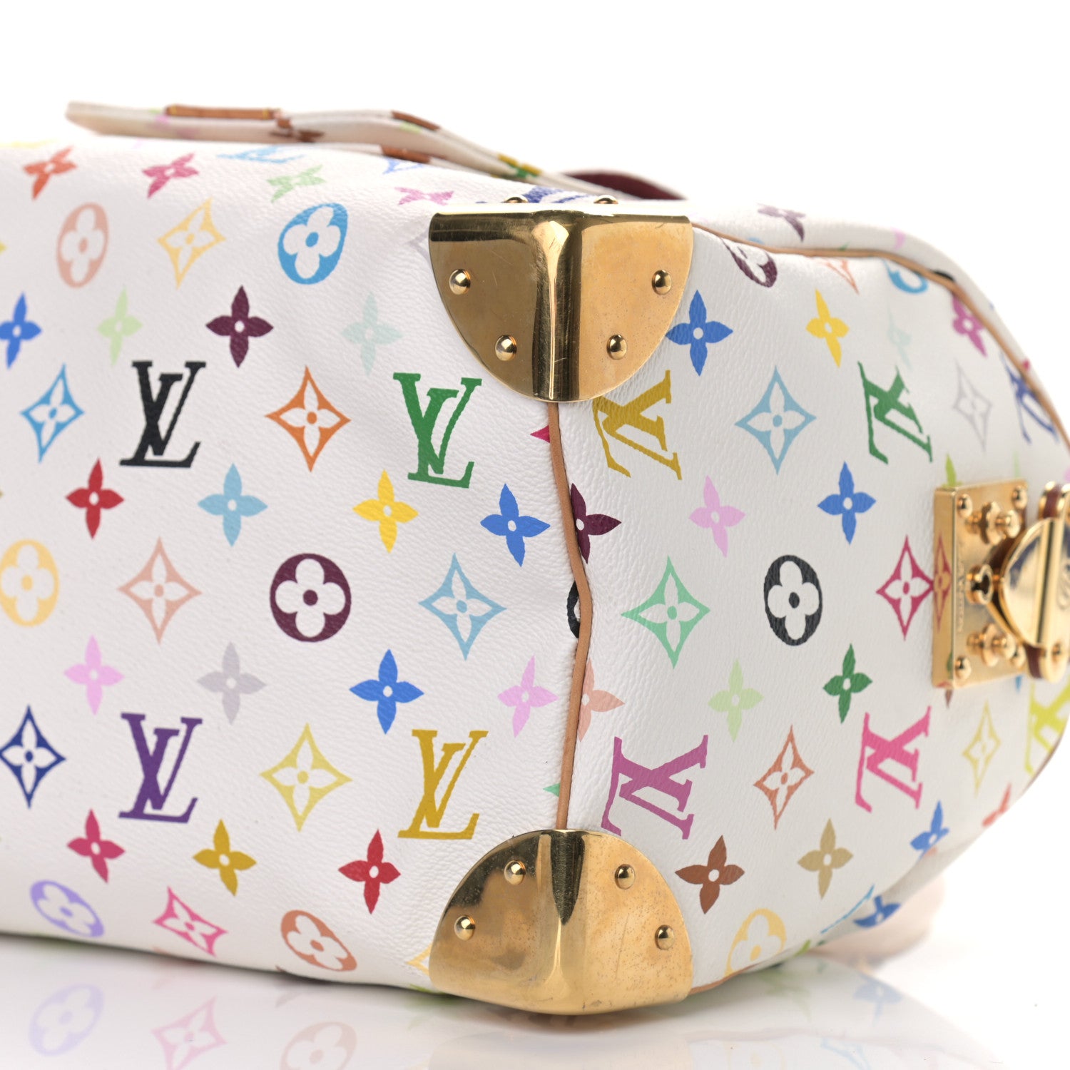 Louis Vuitton Monogram Multicolor Speedy 30 White 9 of 9