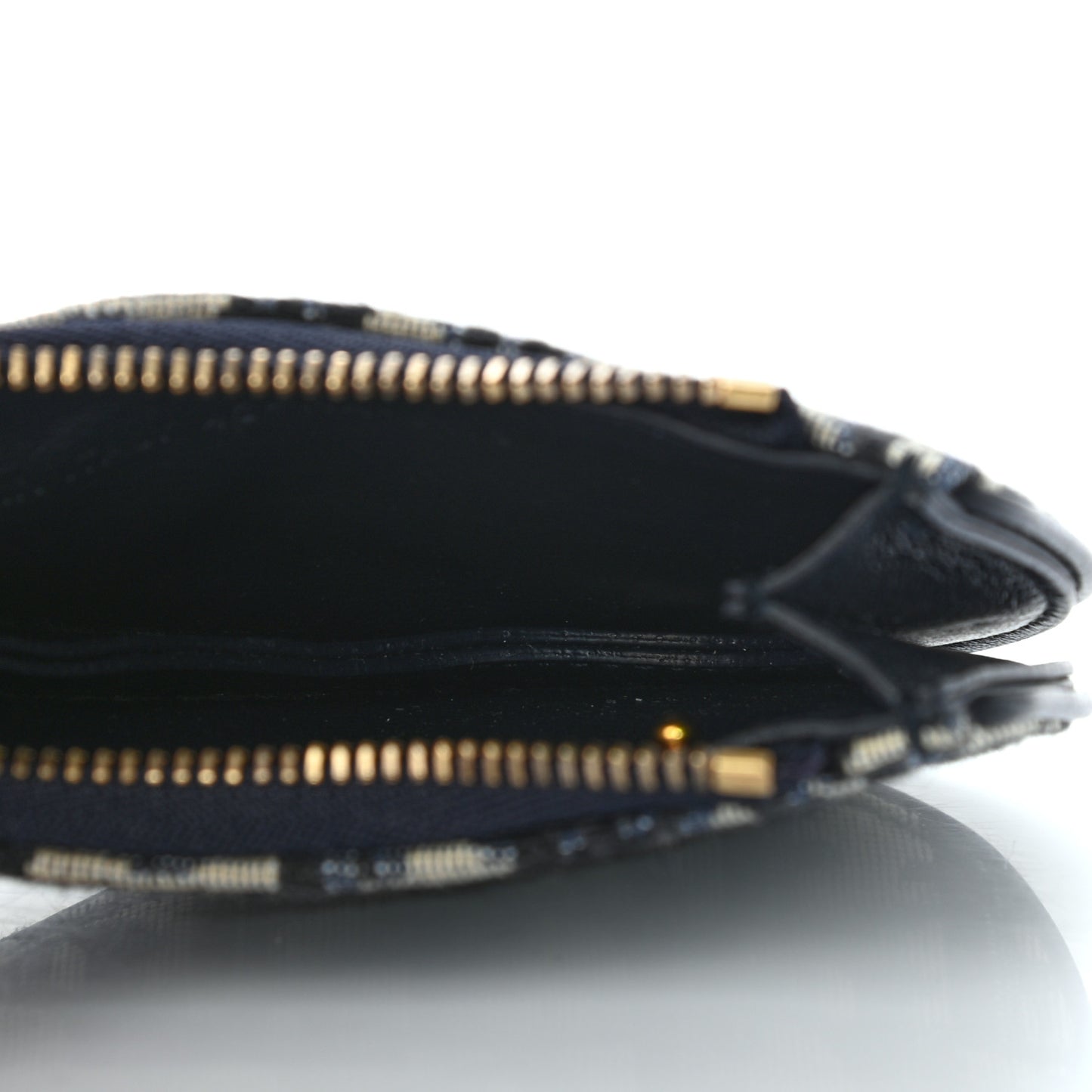 Oblique Saddle Coin Purse Blue