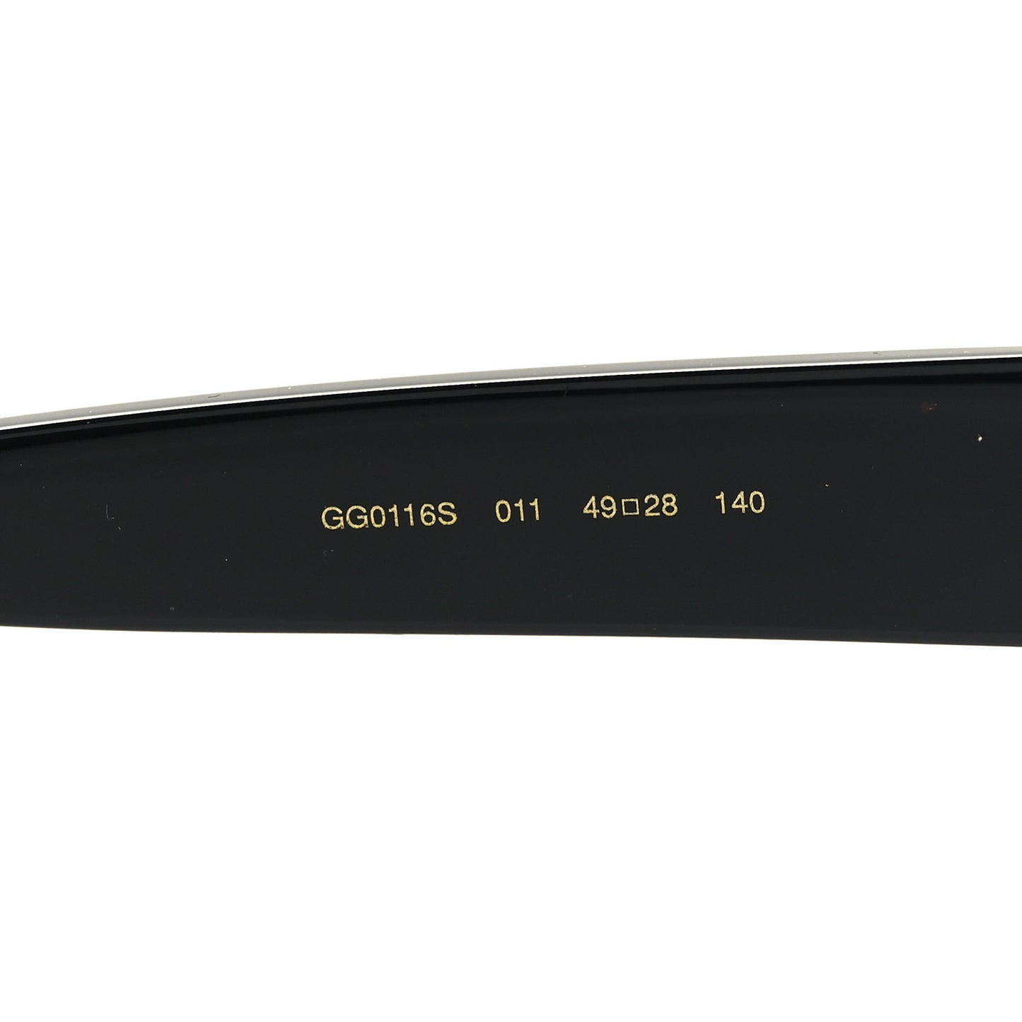 Acetate Stars Cat Eye Sunglasses GG0116S Black