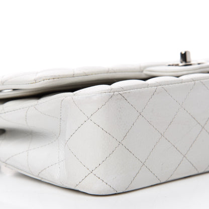 Chanel Caviar Quilted Medium Double Flap White 6 of 12
