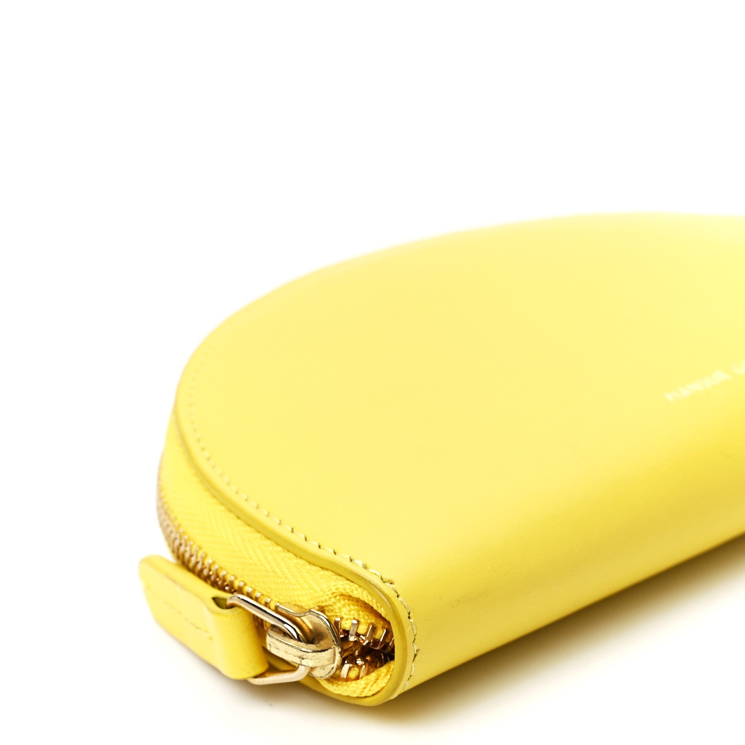 Mansur Gavriel Calfskin Half Moon Clutch Yellow 9 of 11