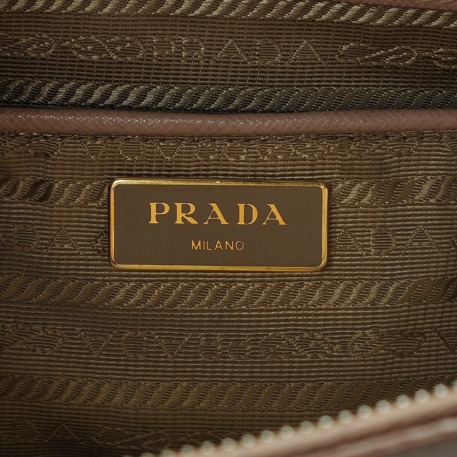 Prada Saffiano Medium Galleria Double Zip Tote Cammeo 9 of 10