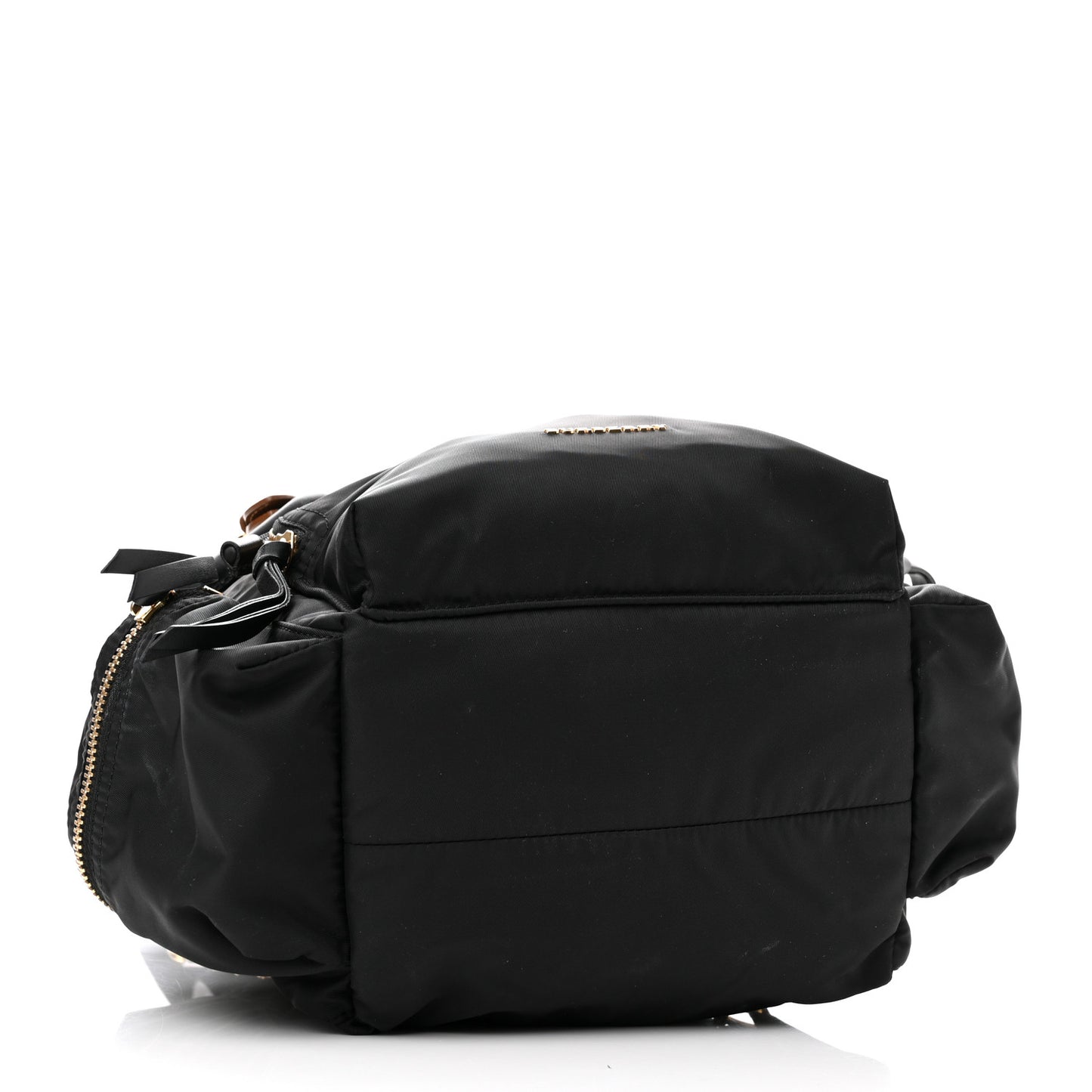 Nylon Medium Rucksack Backpack Black