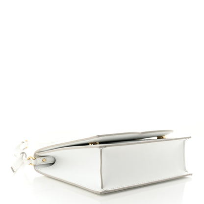 Dolce & Gabbana Calfskin DG Logo Flap Crossbody Bag White 4 of 9