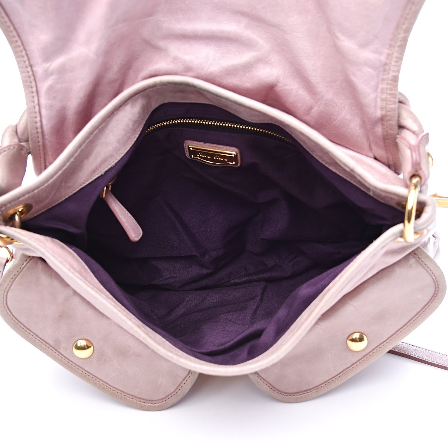Miu Miu Nappa Matelasse Coffer Hobo Mughetto 5 of 17