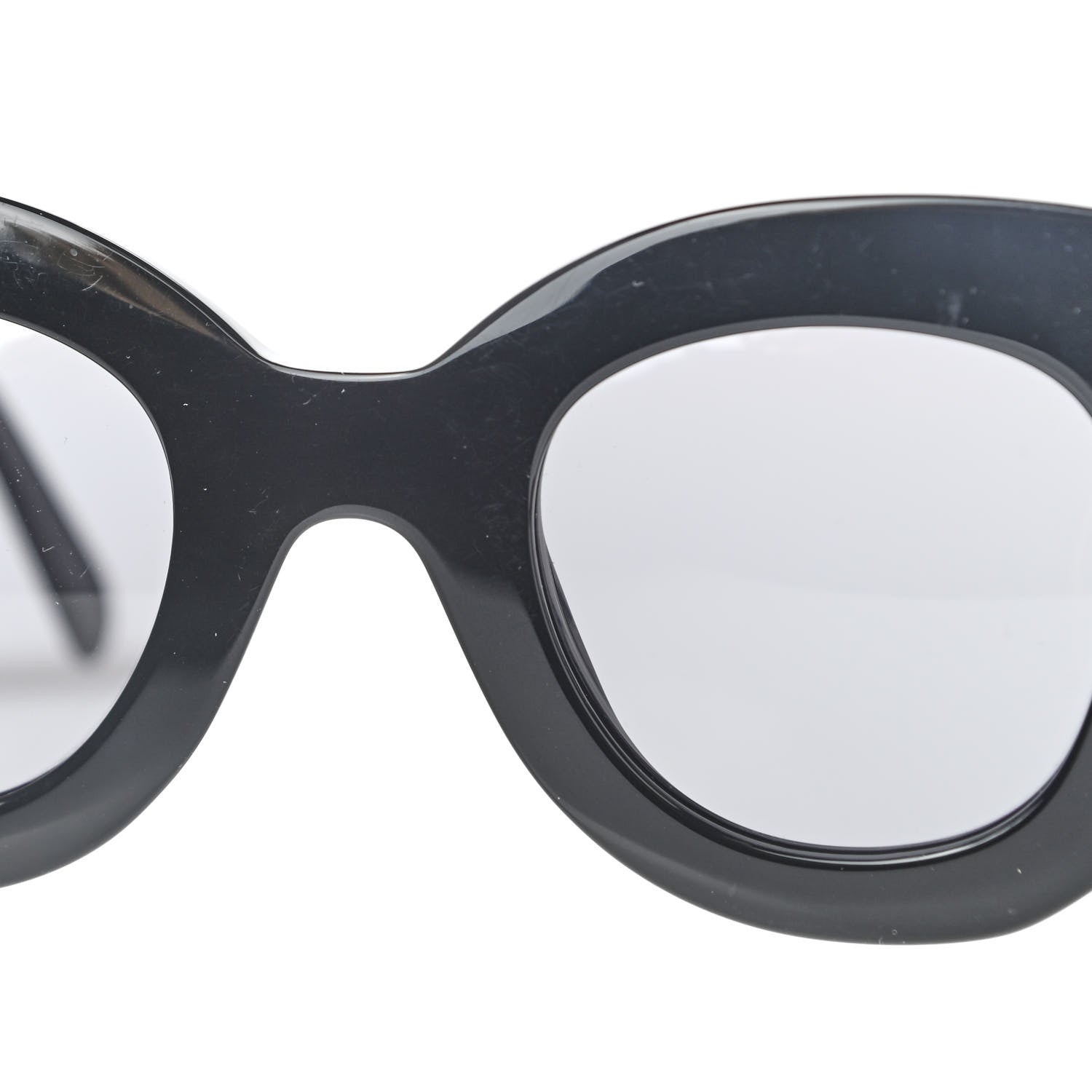 Celine Acetate Butterfly Sunglasses Black 9 of 10