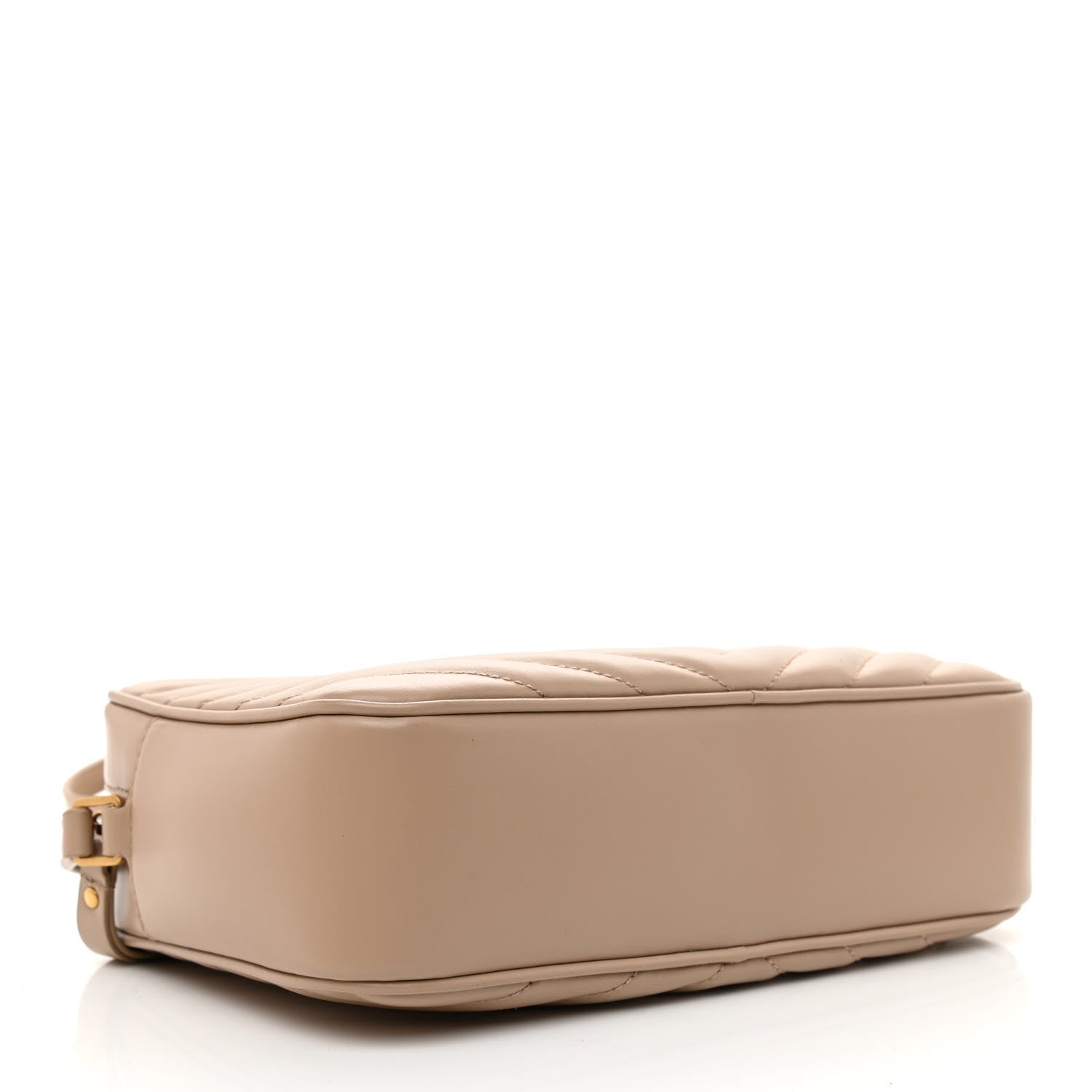 Saint Laurent Calfskin Matelasse Monogram Lou Camera Bag Dark Beige 4 of 8