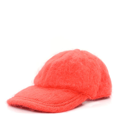 Gucci Mohair GG Lauren Baseball Hat L Orange 1 of 9