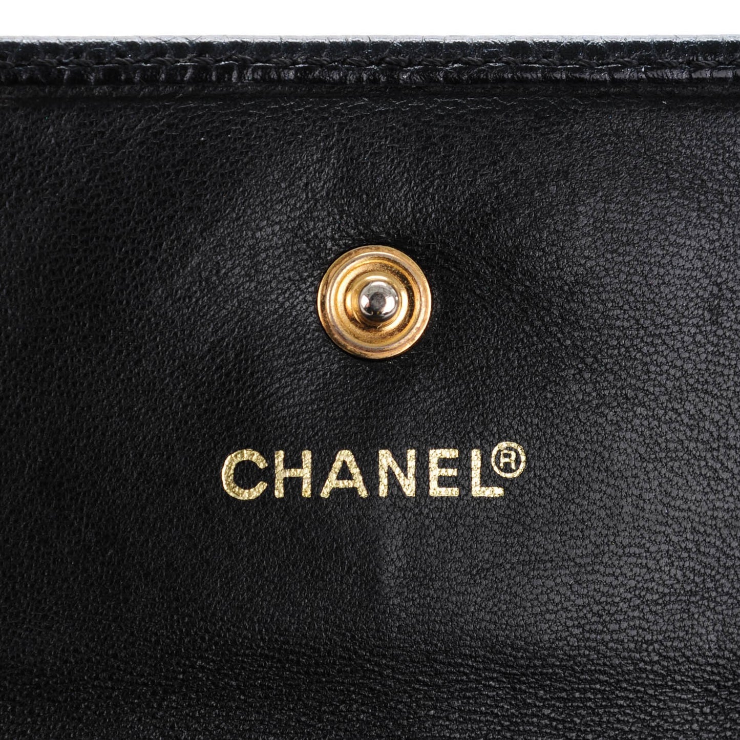 Caviar Timeless CC Compact Wallet Black