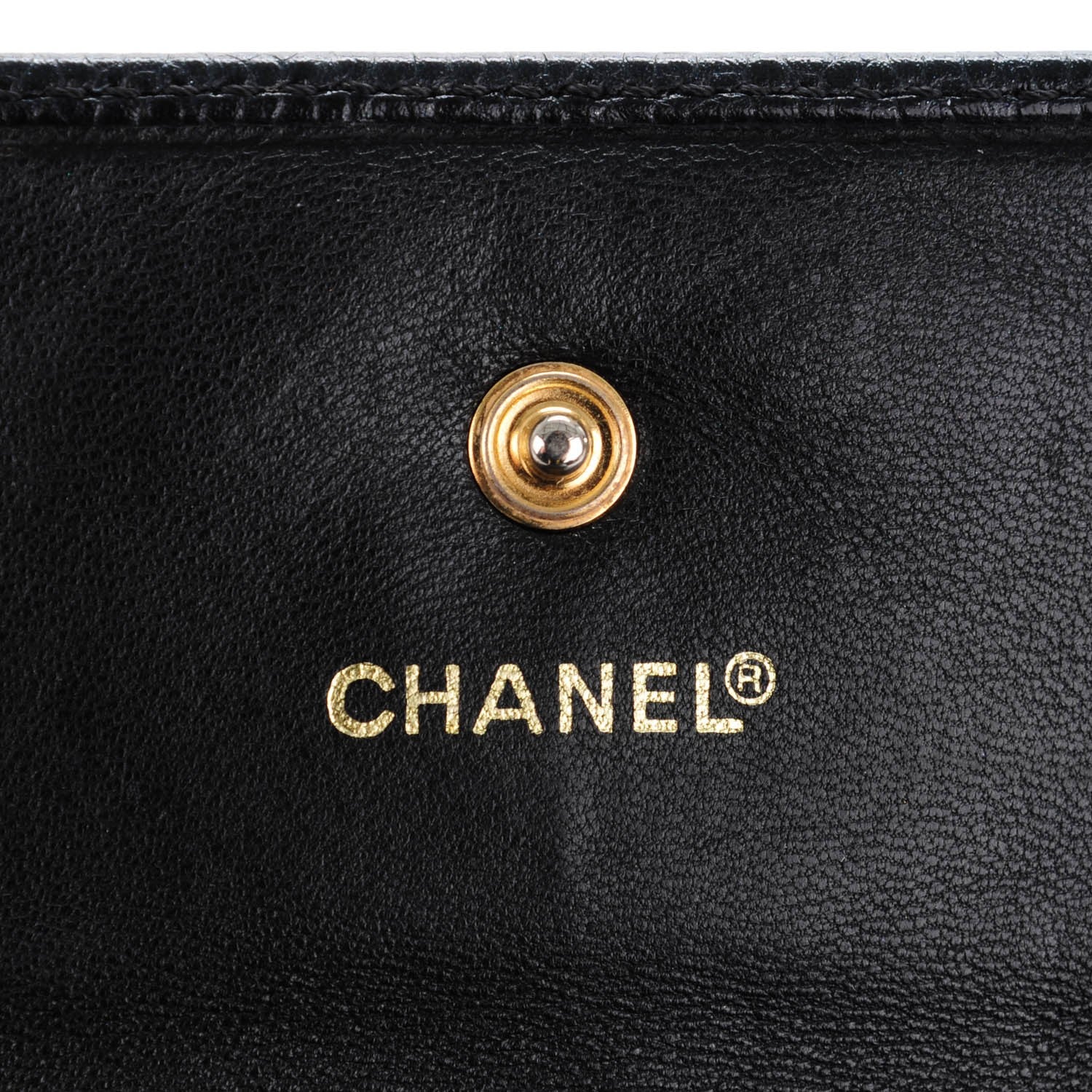 Chanel Caviar Timeless CC Compact Wallet Black 6 of 10