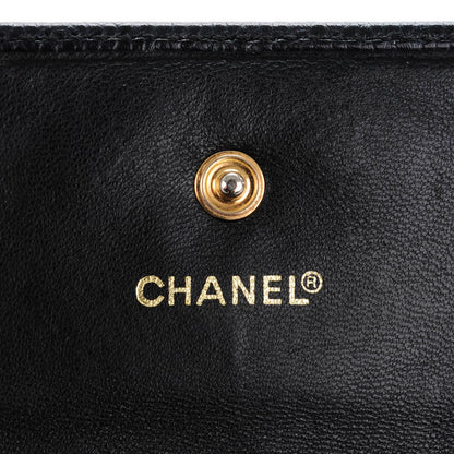 Chanel Caviar Timeless CC Compact Wallet Black 6 of 10