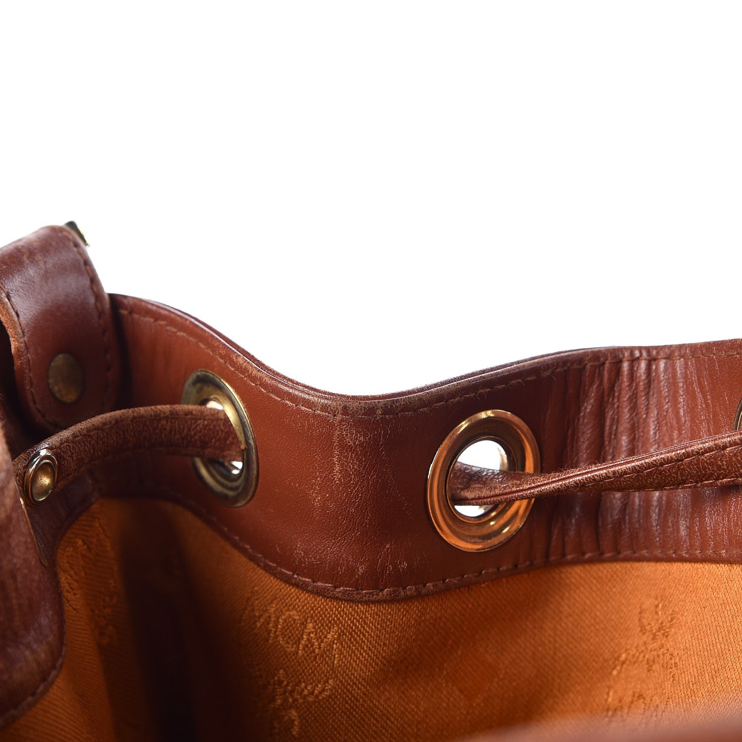 MCM Visetos Drawstring Bag Cognac 11 of 26