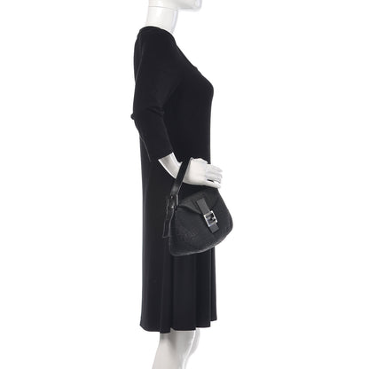 Fendi Zucchino Baguette Black 2 of 11