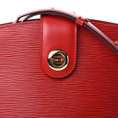 Louis Vuitton Epi Cluny Castillan Red 10 of 10