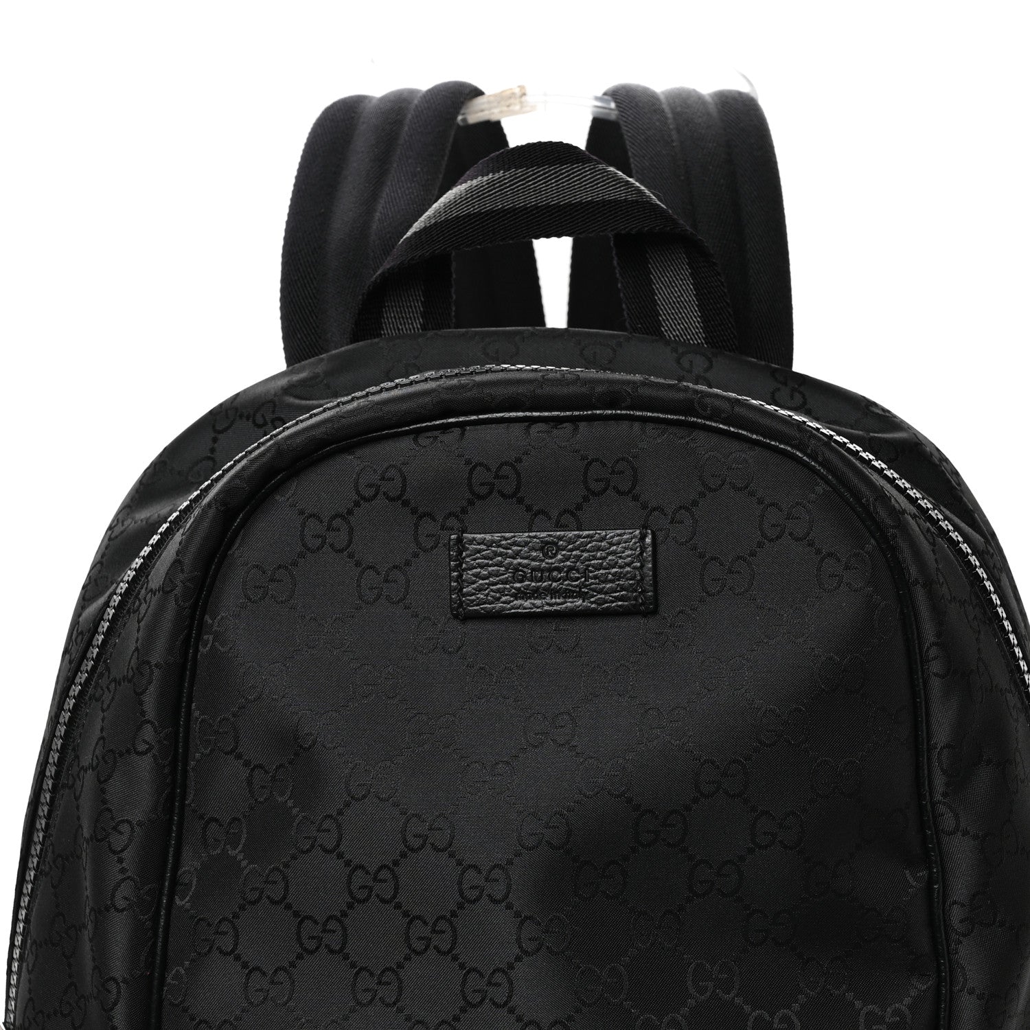 Gucci Nylon Monogram Slim Backpack Black 8 of 10