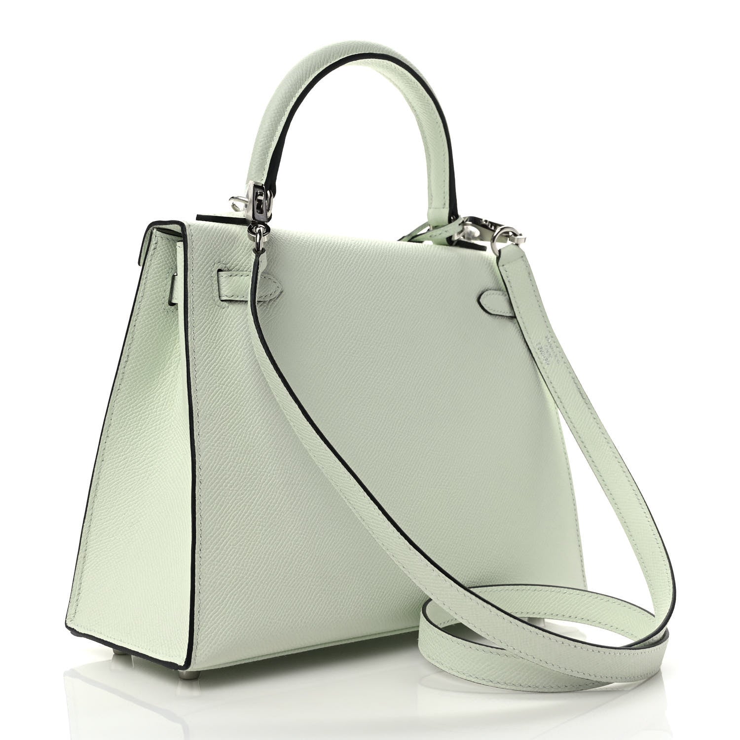 Hermes Epsom Kelly Sellier 25 Vert Fizz 3 of 9