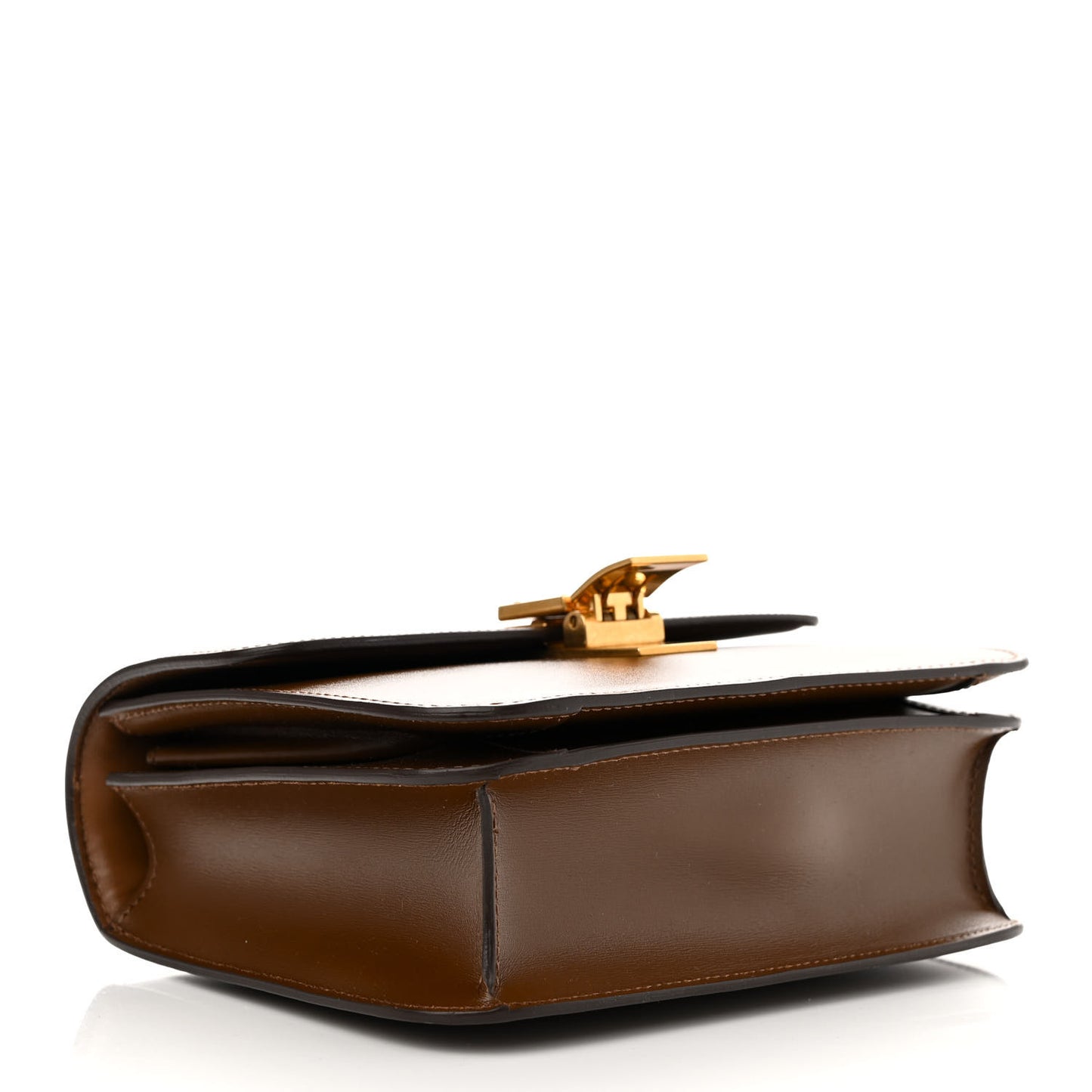 Box Calfskin Teen Classic Box Flap Bag Camel