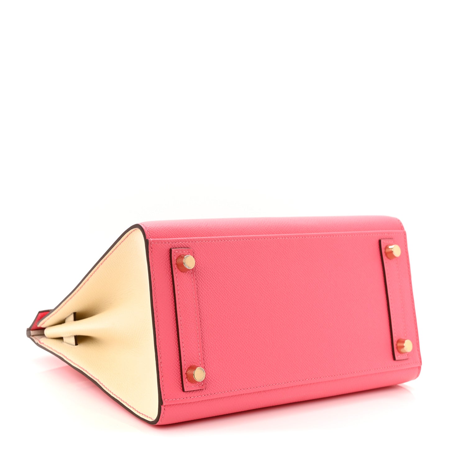 Epsom Horseshoe Birkin Sellier 25 Rose Azalee Nata