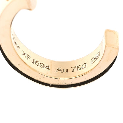 Cartier 18K Yellow Gold Small LOVE Hoop Earrings 4 of 5