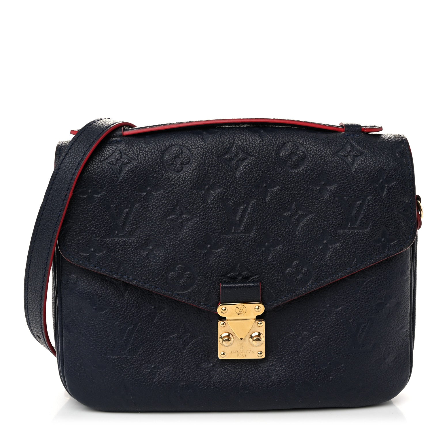 Louis Vuitton Empreinte Pochette Metis Marine Rouge 1 of 10
