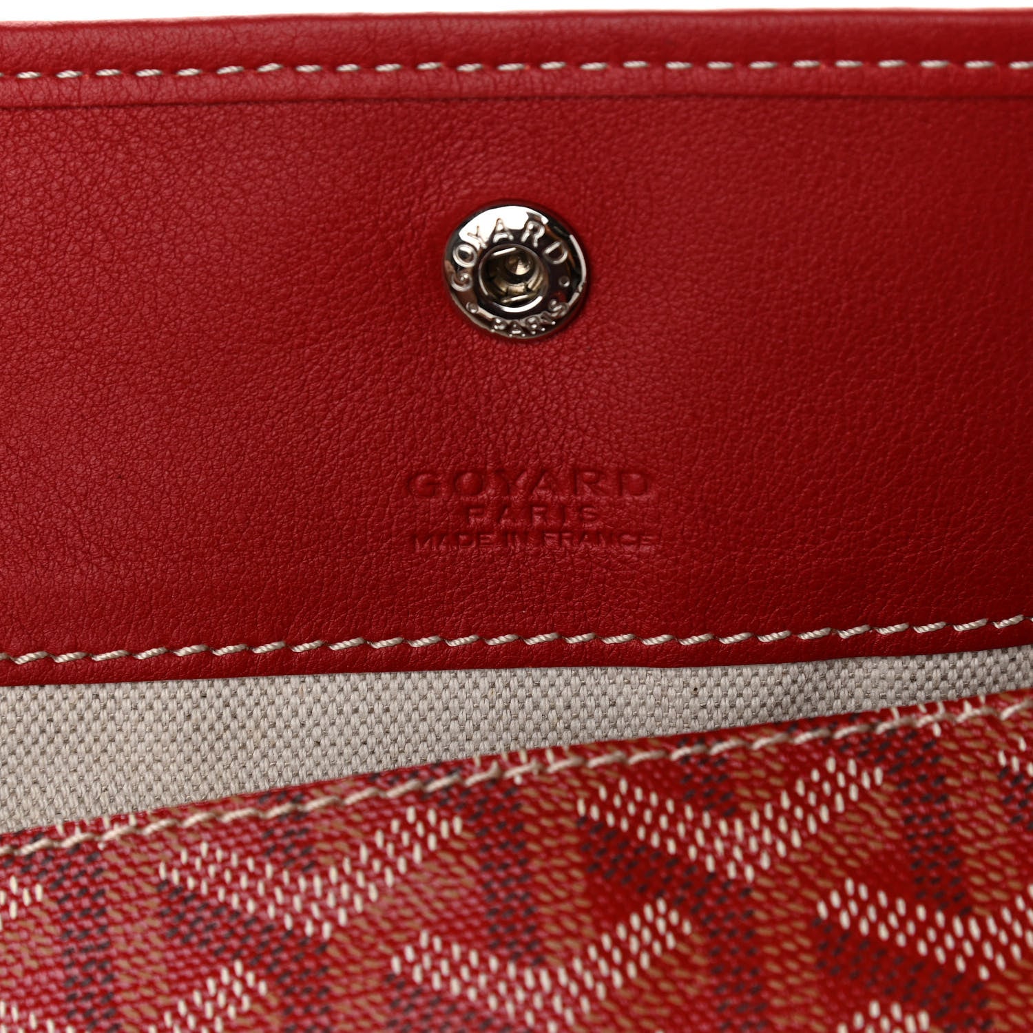 Goyard Goyardine Saint Louis GM Red 7 of 15