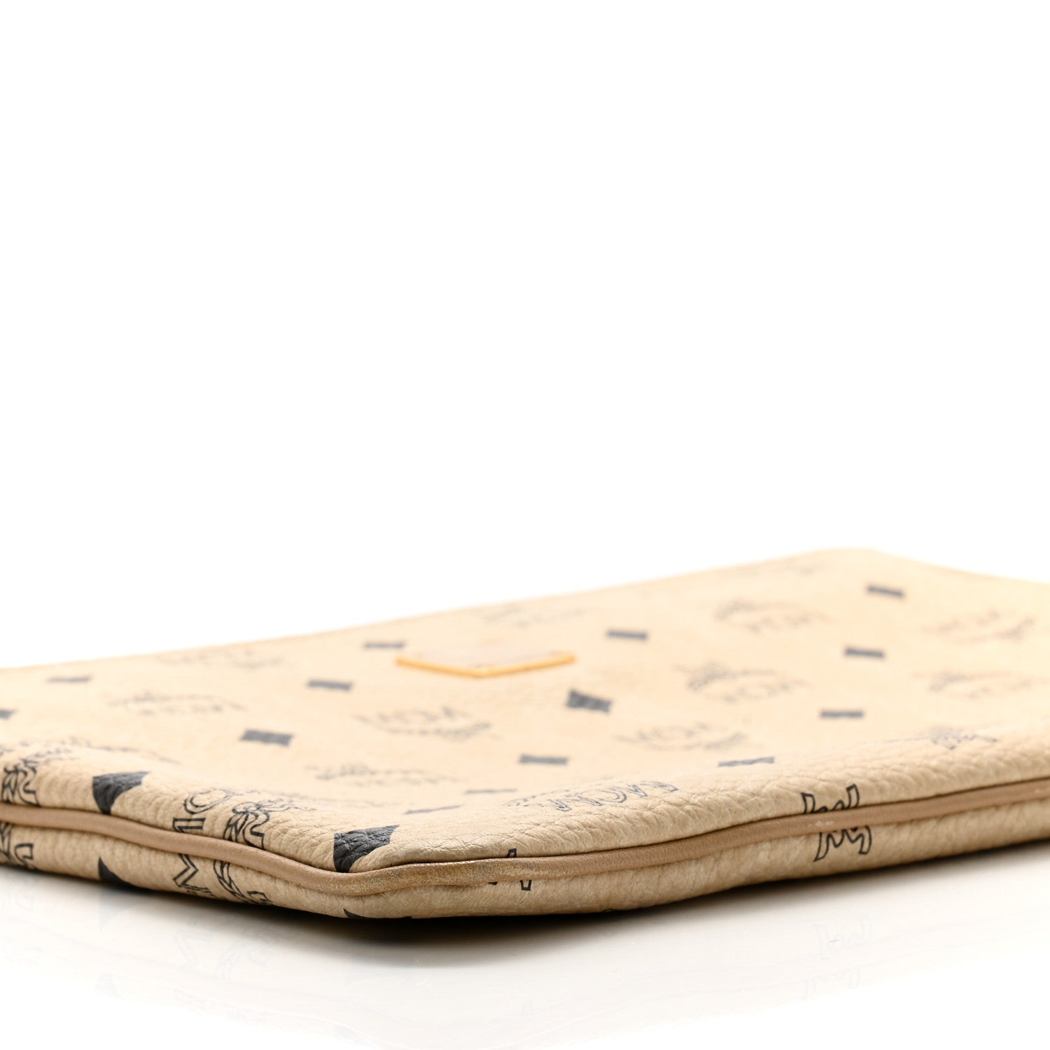 MCM Visetos Crossbody Pouch Beige 10 of 15