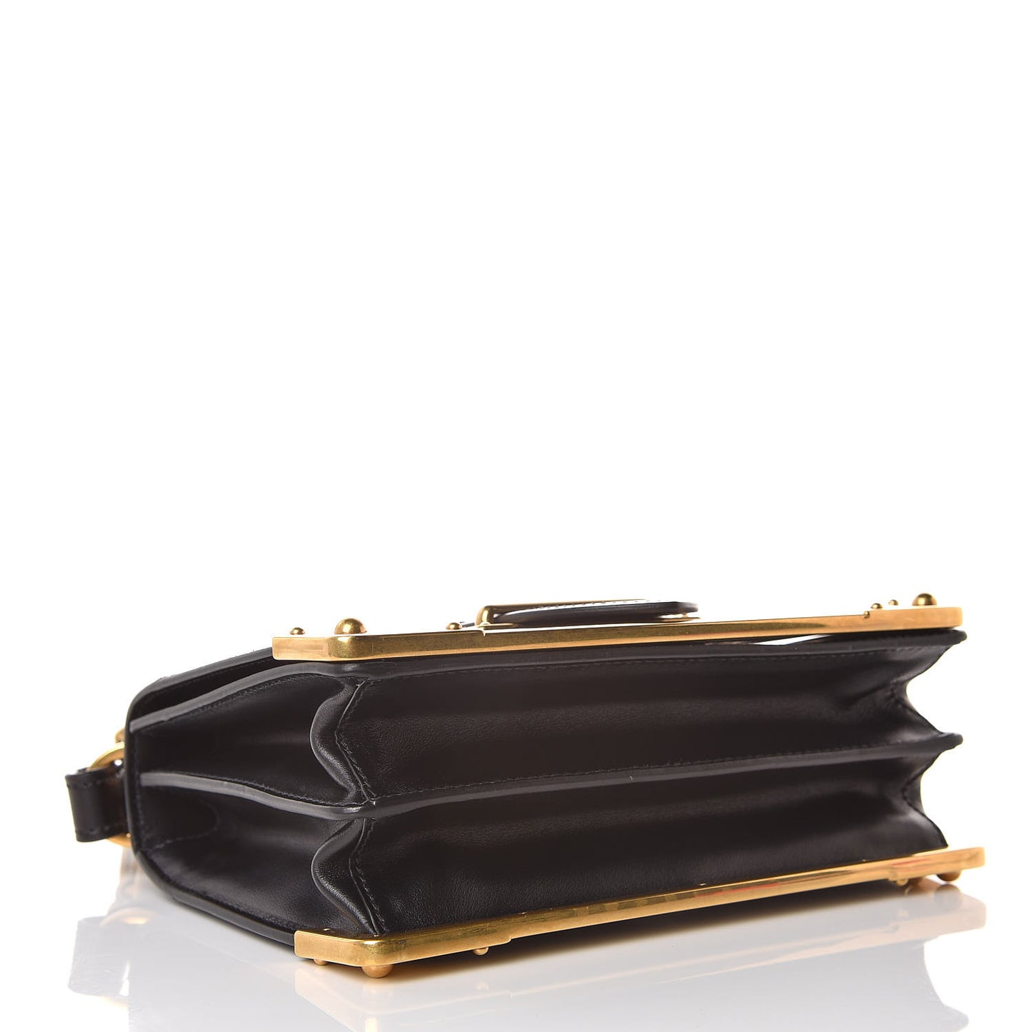 City Calf Saffiano Cahier Bag Black