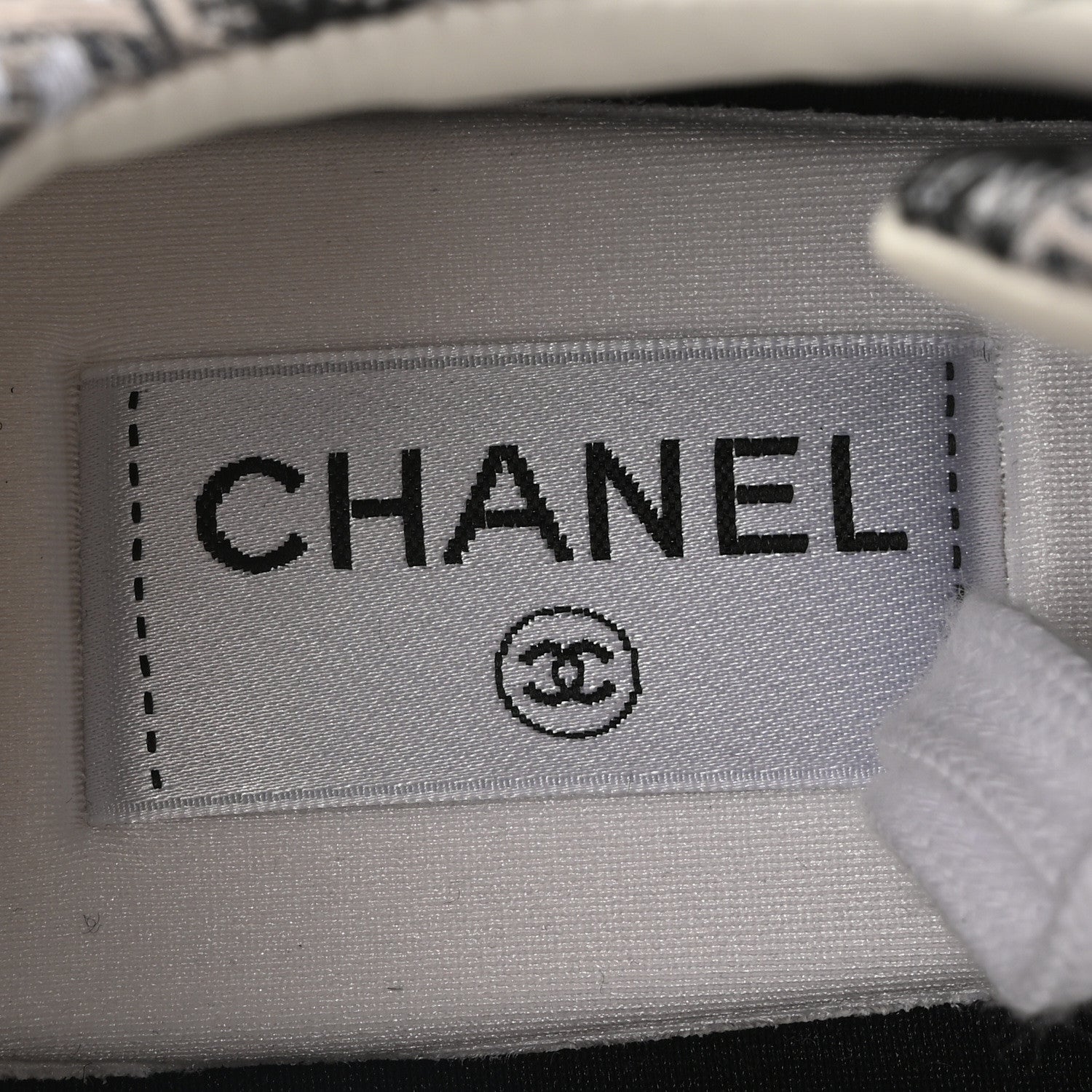 Chanel Tweed Mens CC Sneakers 43 Grey Black 8 of 9