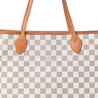 Louis Vuitton Damier Azur Neverfull MM 9 of 11