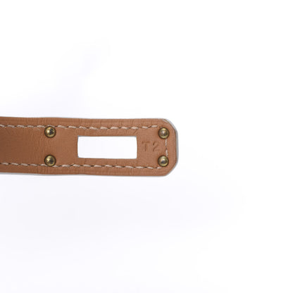 Hermes Epsom Kelly Double Tour Bracelet T2 White 5 of 7