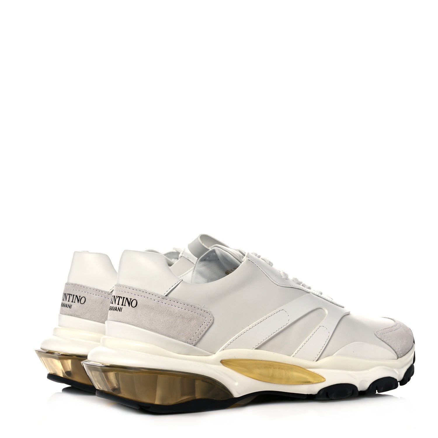 Valentino Garavani Calfskin Mens Bounce Sneakers 41.5 White 4 of 10