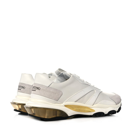 Valentino Garavani Calfskin Mens Bounce Sneakers 41.5 White 4 of 10