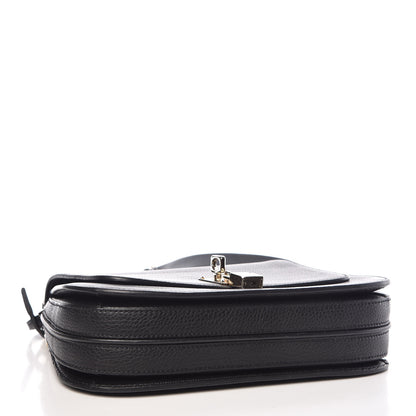 Valentino Garavani Pebbled Calfskin Joylock Flap Messenger Bag Black 4 of 9