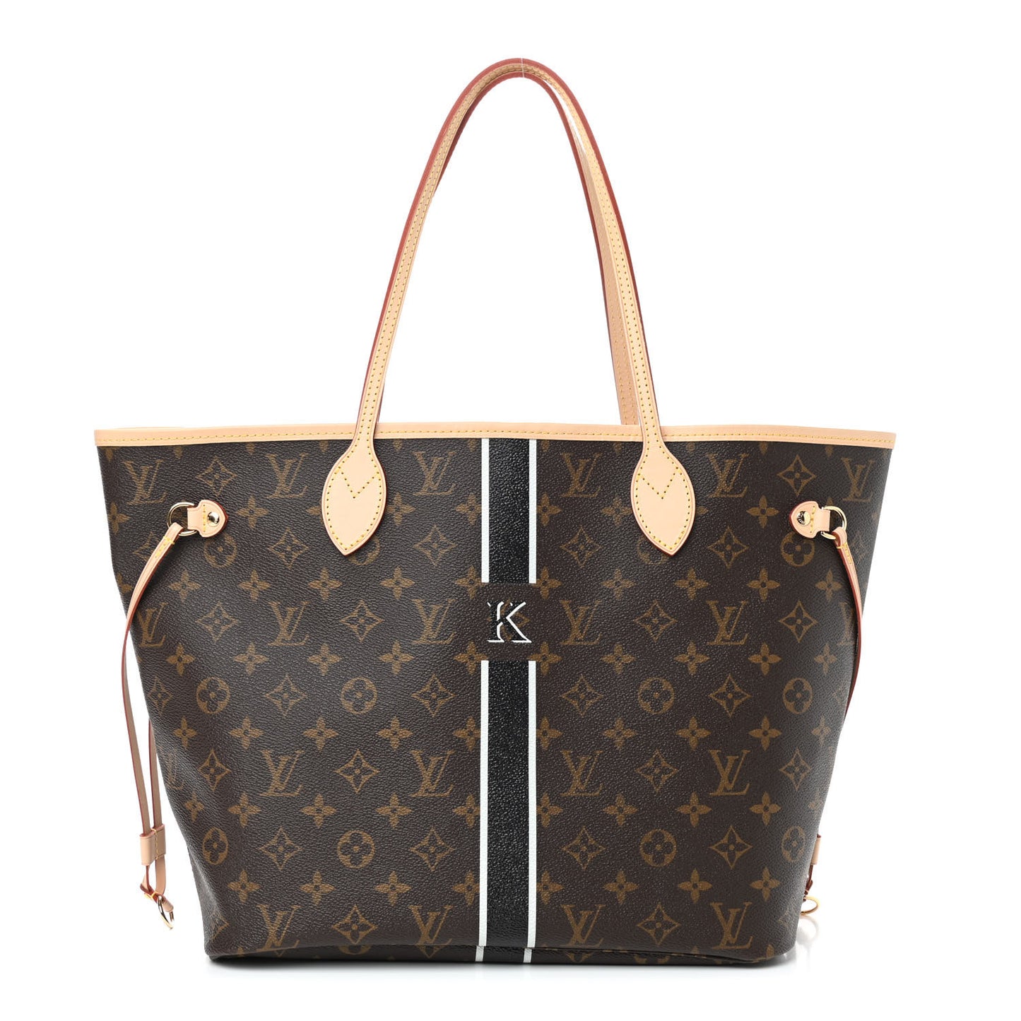 Monogram My LV Heritage Neverfull MM Black White