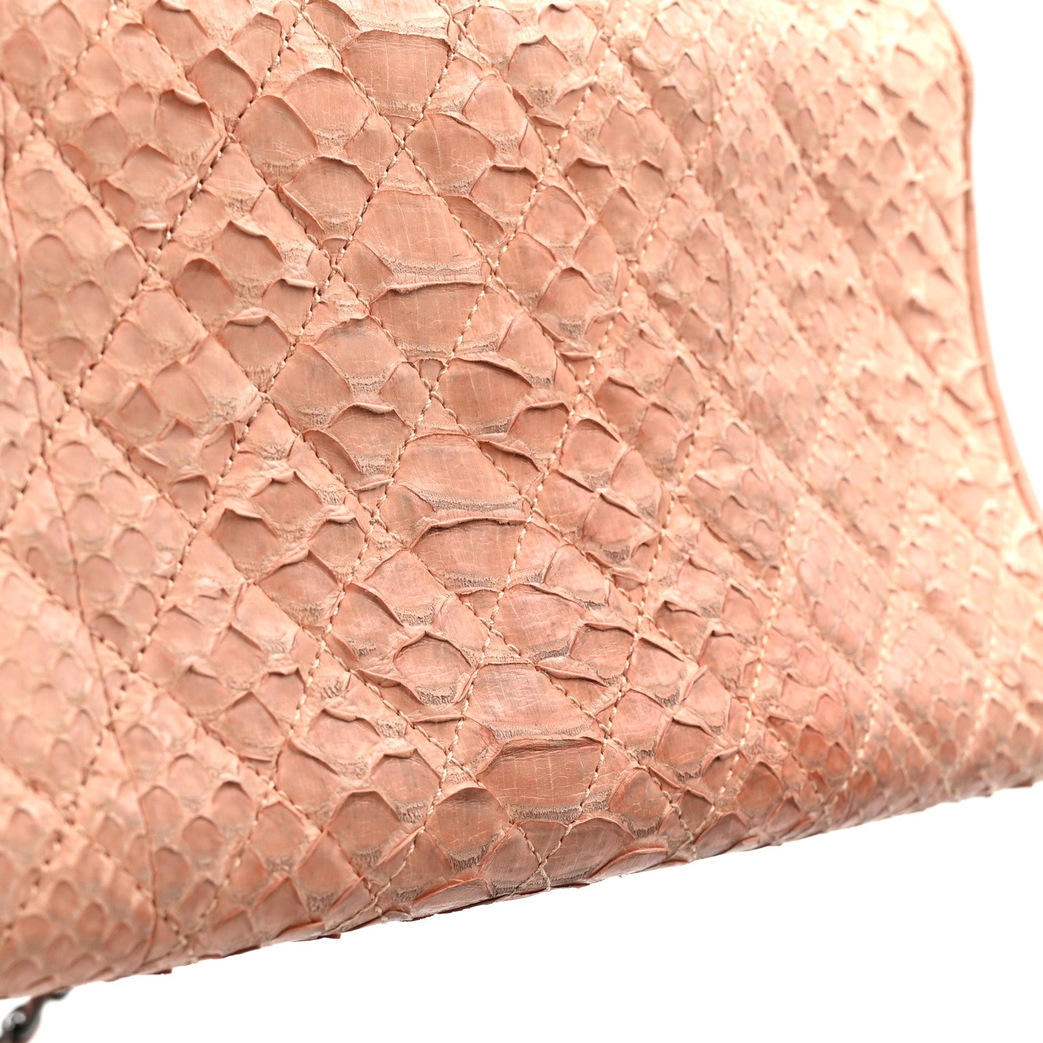 Chanel Snakeskin Envelope Flap Pink 10 of 10