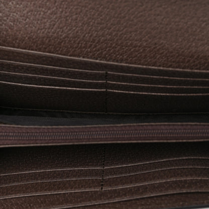 Gucci GG Supreme Monogram Web Ophidia Continental Wallet Brown 5 of 8