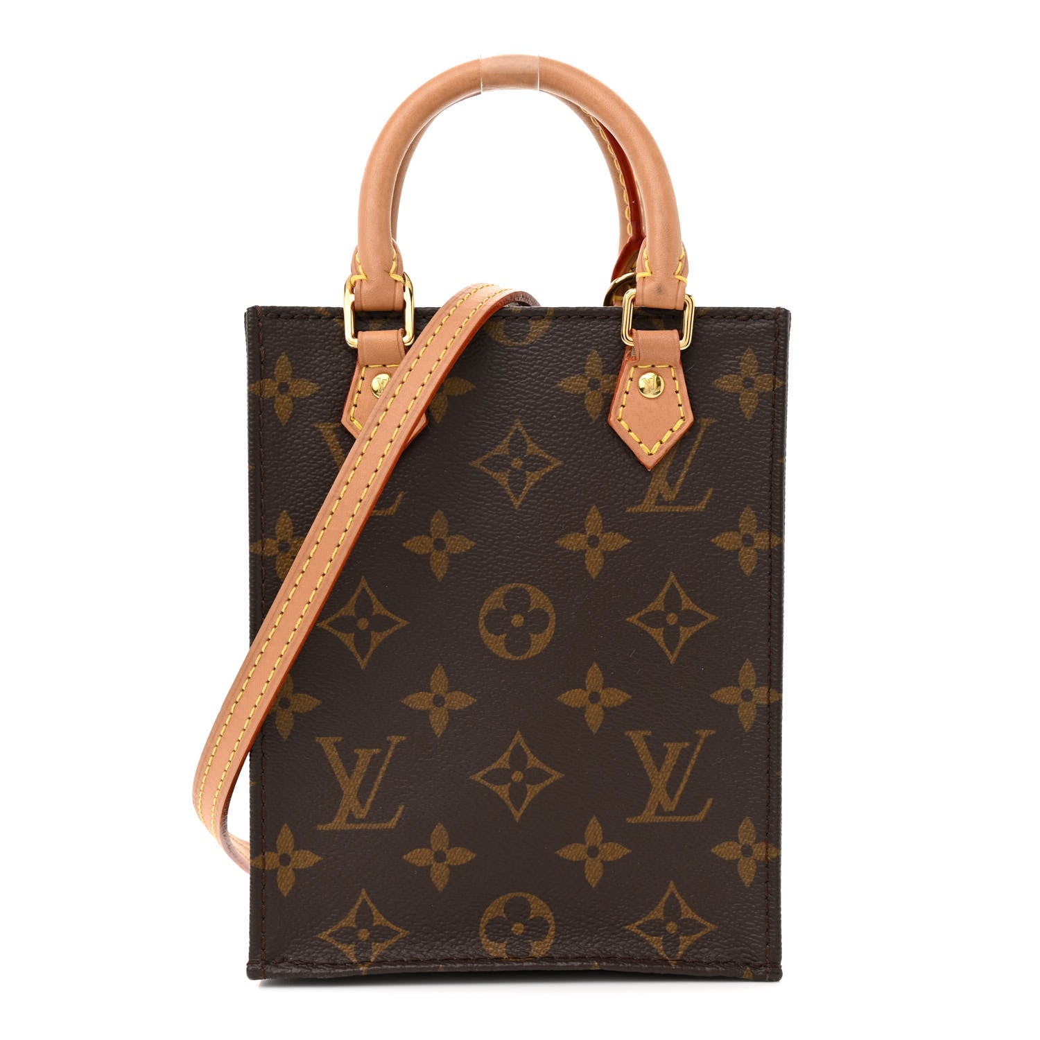 Louis Vuitton Monogram Petit Sac Plat 1 of 10