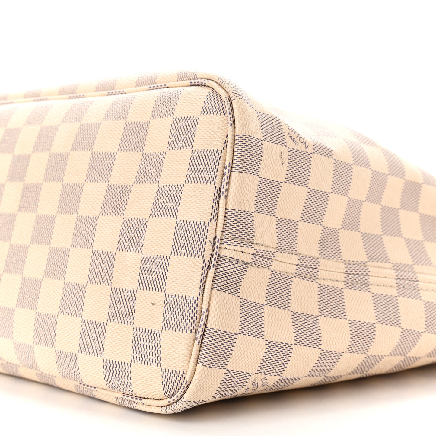 Damier Azur Neo Neverfull MM Rose Ballerine